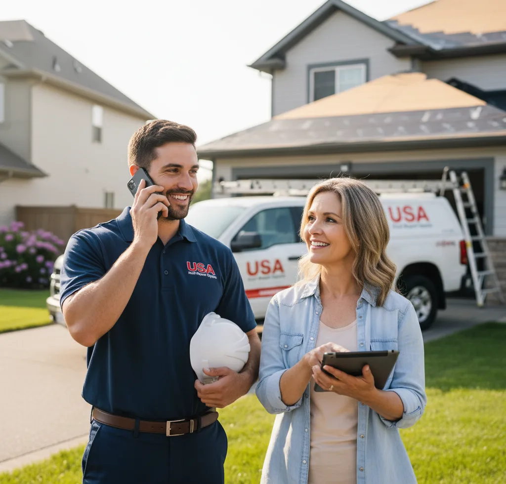 USA Roof Repair Experts customer support in Ferrum
